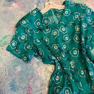 Vintage Dress Funky Print